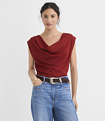 Petite Drapey Muscle Top carousel Product Image 1