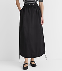 Petite Parachute Midi Skirt carousel Product Image 2