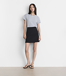 Petite LOFT Versa Relaxed Jersey Crew Tee carousel Product Image 1