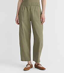 Petite Utility Pull On Barrel Pants in Twill carousel Product Image 2