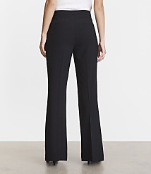 Petite LOFT Versa Seasonless Stretch Flare Pants carousel Product Image 3