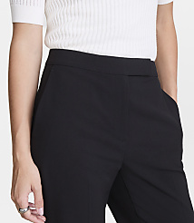Petite LOFT Versa Seasonless Stretch Flare Pants carousel Product Image 4