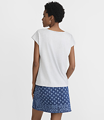 Petite Heathered Modern Wedge Tee carousel Product Image 3