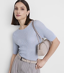 Petite LOFT Versa Elbow Sleeve Sweater carousel Product Image 2