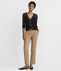 Tall Riviera Slim Pants in Doubleweave carousel Product Image 1