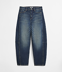 Rivete Tall Seamed High Rise Horseshoe Jeans in Lune Wash carousel Product Image 4