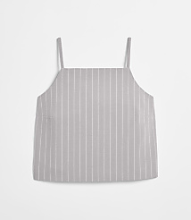 Petite LOFT Versa Seasonless Stretch Square Neck Top in Stripe carousel Product Image 5