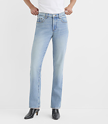 Rivete Tall Mid Rise Stovepipe Jeans in Aura Wash carousel Product Image 2