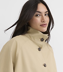 Petite Twill Funnel Neck Jacket carousel Product Image 4