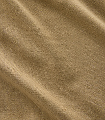 A close-up of tan fabric with soft folds and a textured weave fills the frame. carousel Product Image 4