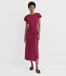midi column dress Ribbed Sleeveless Fabric has no stretch TA3 Sweetie Mesh Column Dress