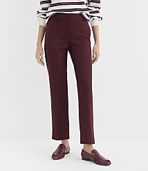 A person stands in burgundy pants and loafers against a plain white background. carousel Product Image 2