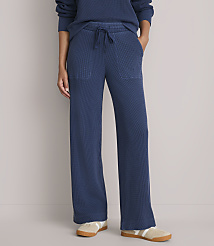 Petite Lou & Grey Garment Dyed Waffle Wide Leg Pants carousel Product Image 2