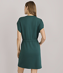 Petite Lou & Grey Scubasoft Cinched Shoulder Mini Pocket Dress carousel Product Image 3