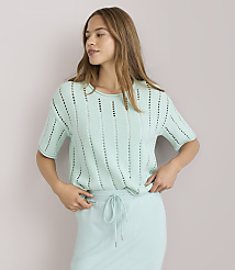 Petite Lou & Grey Stitchy Sweater Tee carousel Product Image 1