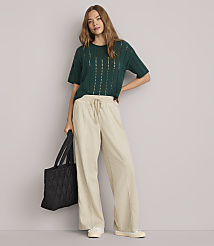 Petite Lou & Grey Softened Denim Wide Leg Pants carousel Product Image 1