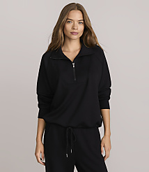 Petite Lou & Grey Scubasoft Half Zip Top