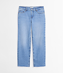 Light blue denim jeans with a straight leg are displayed against a plain white background. carousel Product Image 4