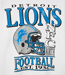 A white background frames a graphic of a Detroit Lions helmet and team name, with "FOOTBALL EST. 1934" below. carousel Product Image 3