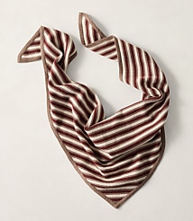 Haven Well Within Wool and Cashmere Striped Triangle Scarf carousel Product Image 1
