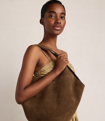 Haven Well Within Suede Slouchy V Tote carousel Product Image 2