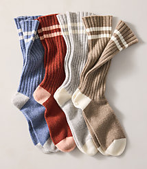 Haven Well Within Cashmere Collegiate Stripe Socks carousel Product Image 2