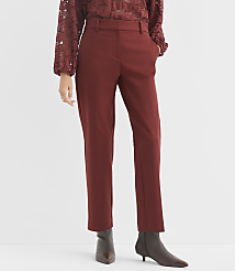 A person in rust-colored pants and a lace top stands against a plain white background. carousel Product Image 2
