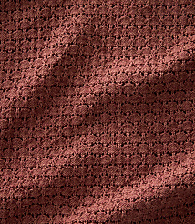 A close-up view of a textured, reddish-brown knitted fabric with a subtle shadow cast across its surface. carousel Product Image 3