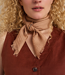 Haven Well Within Linen Blend Dobby Sleeveless Vest carousel Product Image 3