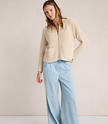 Haven Well Within Cotton Blend Shaker Stitch Bomber Jacket carousel Product Image 2