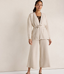 Haven Well Within Cotton Blend Ribbed Wide Leg Pants carousel Product Image 1