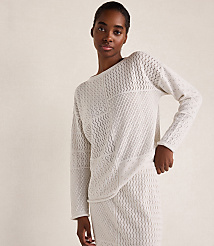 Haven Well Within Organic Cotton Mixed Stitch Roll Neck Sweater carousel Product Image 1