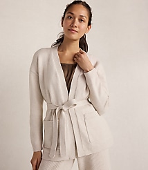 Haven Well Within  Cotton Blend Belted Cardigan carousel Product Image 1