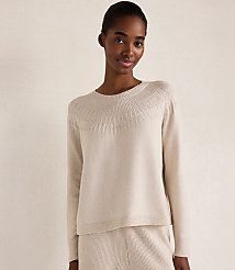 Haven Well Within Cotton Blend Fair Isle Stitch Sweater carousel Product Image 1