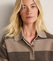 Haven Well Within Cashmere Rugby Striped Sweater carousel Product Image 2