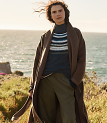Haven Well Within Wool Blend Midi Coat with Removable Scarf carousel Product Image 5