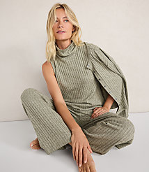 Haven Well Within Wide Rib Sleeveless Cowl Neck Top carousel Product Image 3