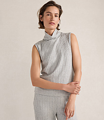 Haven Well Within Wide Rib Sleeveless Cowl Neck Top carousel Product Image 1