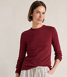 Haven Well Within Essential Organic Cotton Long Sleeve Tee carousel Product Image 1