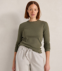 Haven Well Within Essential Organic Cotton Long Sleeve Tee carousel Product Image 1