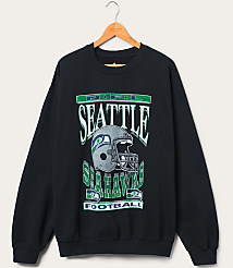 Junk Food Seattle Seahawks Helmet Flea Market Crew carousel Product Image 1