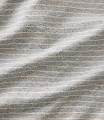 Grey and white striped fabric ripples across the foreground and background. carousel Product Image 4