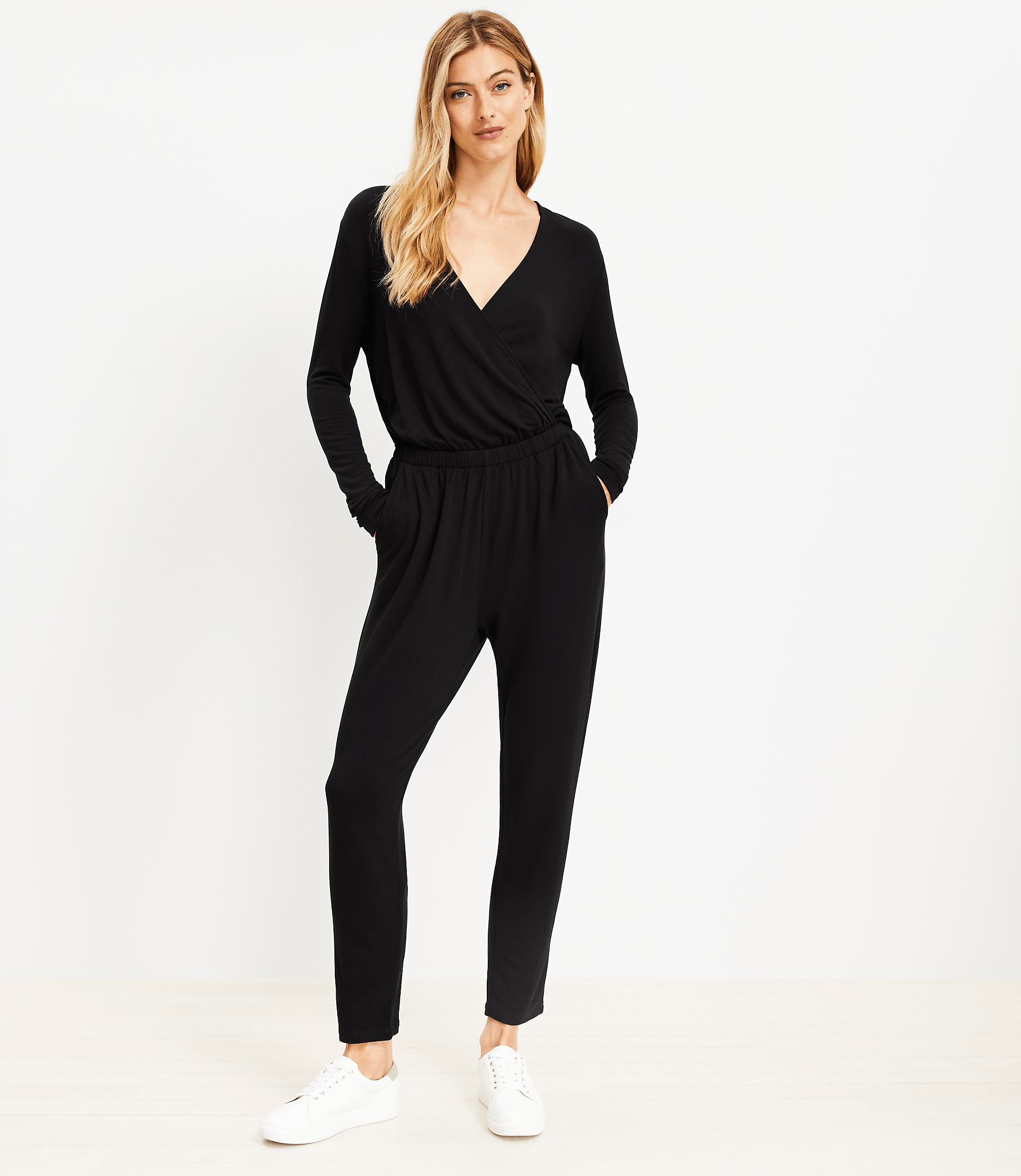 Lou & Grey Signature Softblend Crossover Jumpsuit
