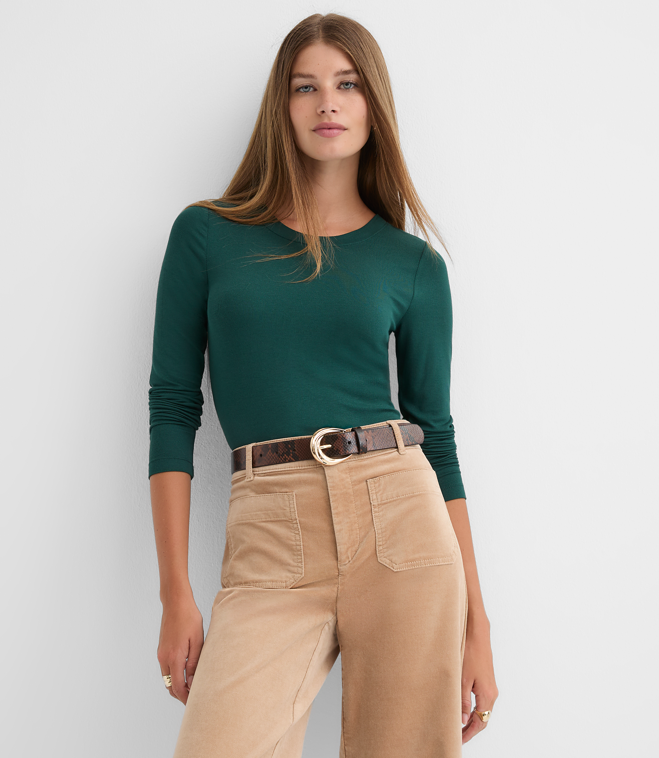 Long Sleeve Crew Neck Tee