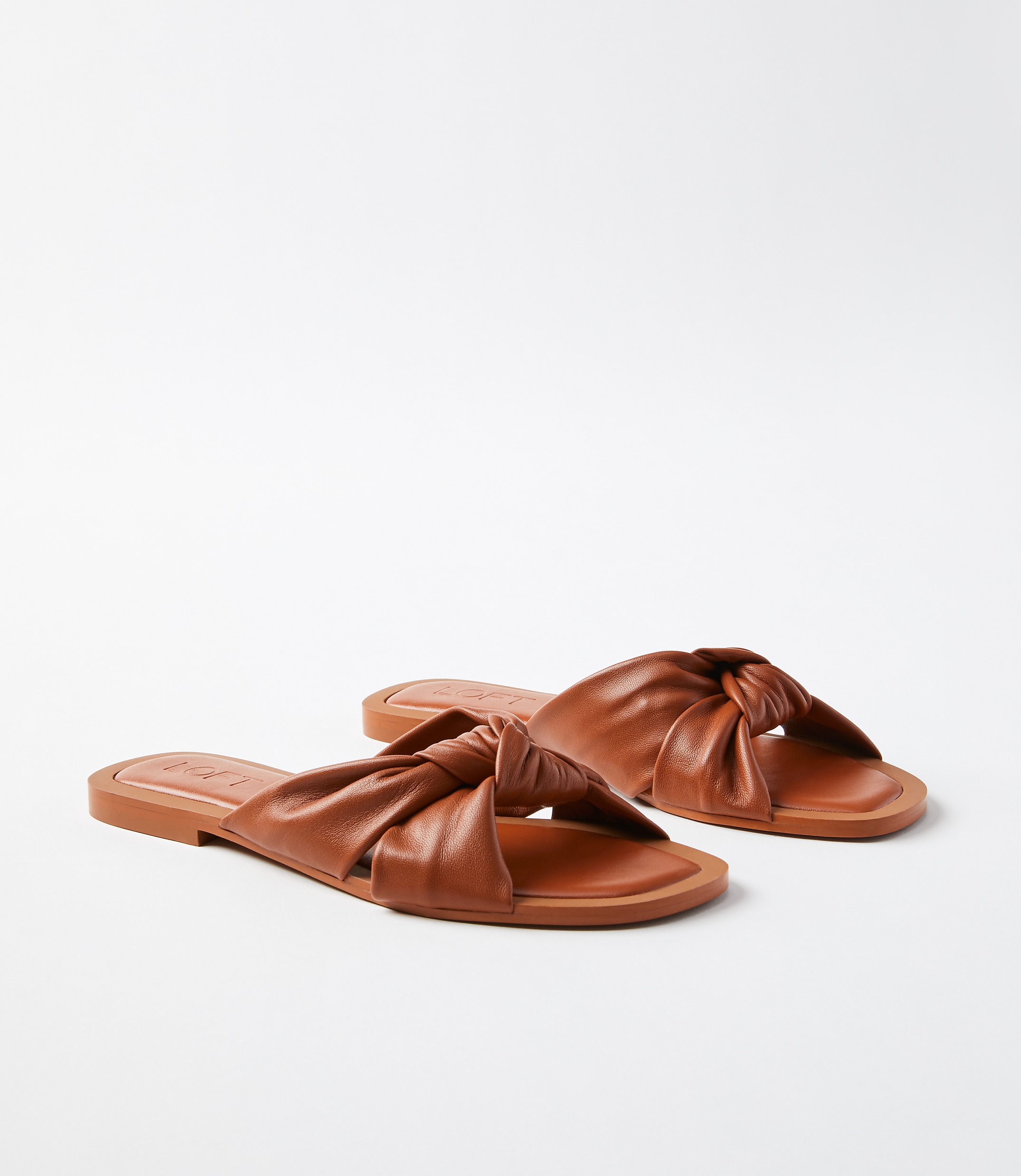 Knotted Leather Sandals
