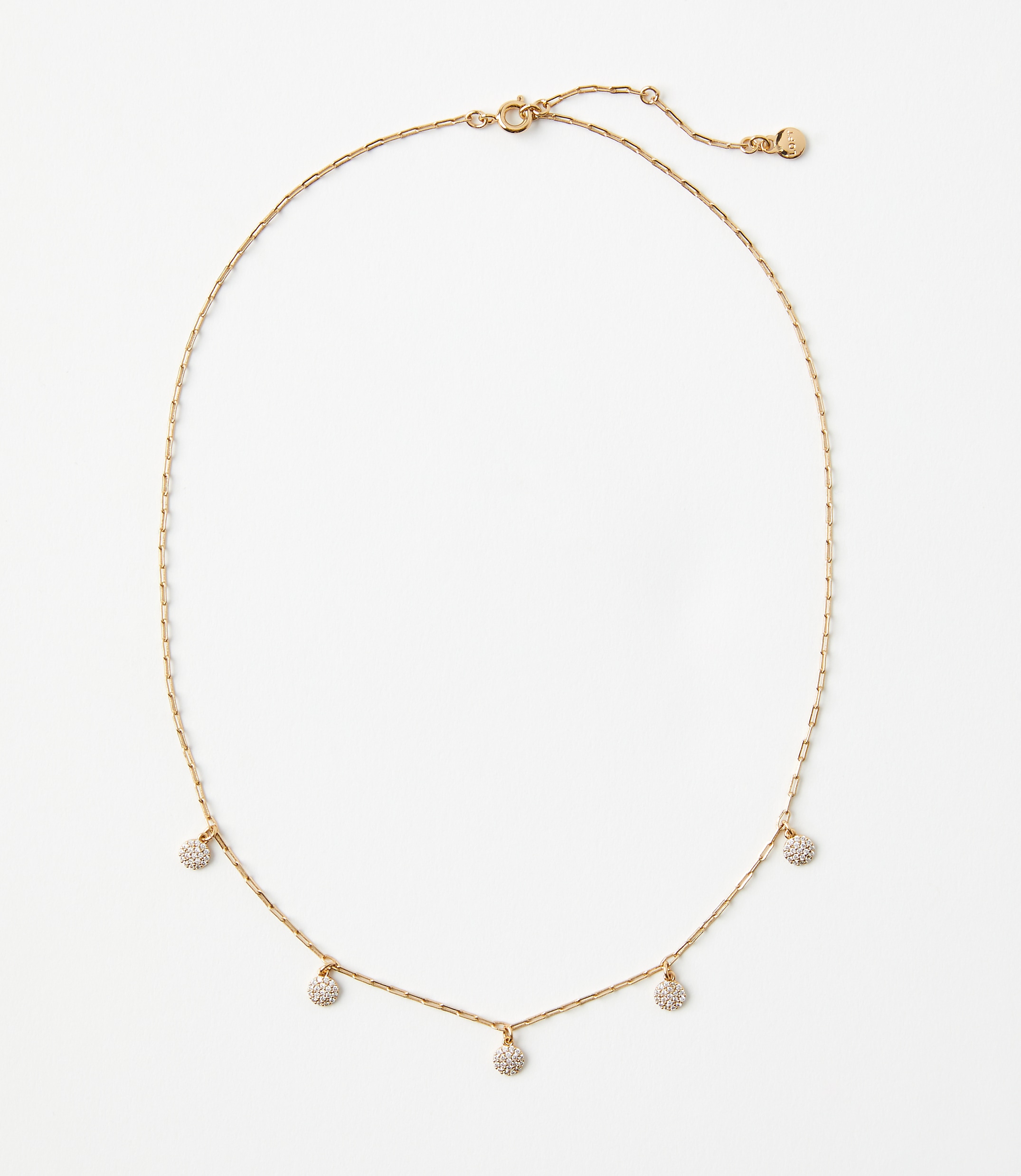 Demi Fine Pave Shaker Necklace