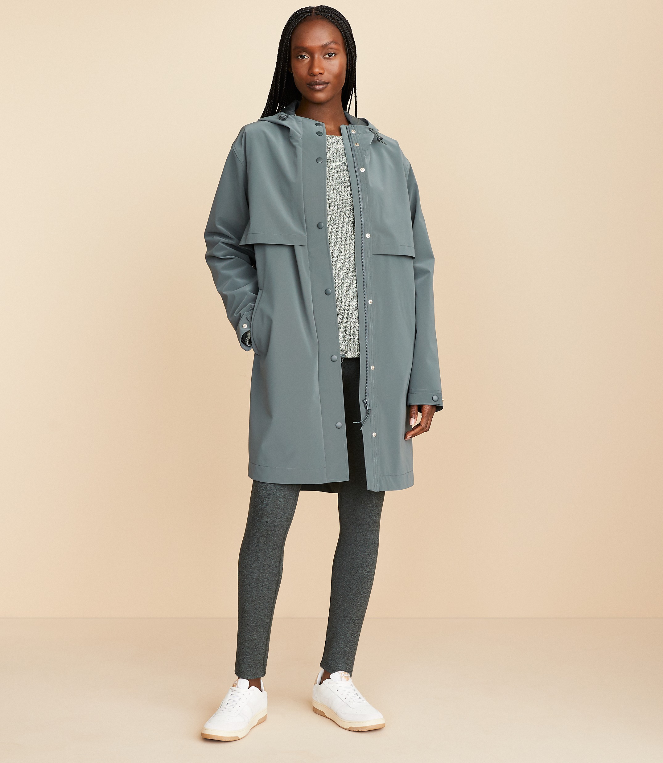 Lou & Grey Long Waterproof Rain Coat