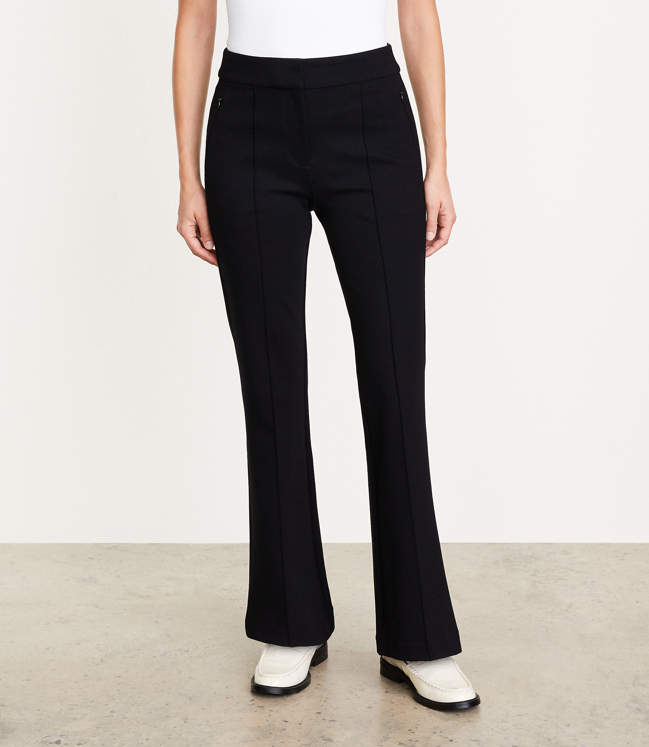 Curvy LOFT Versa Ponte Deluxe Flare Pants