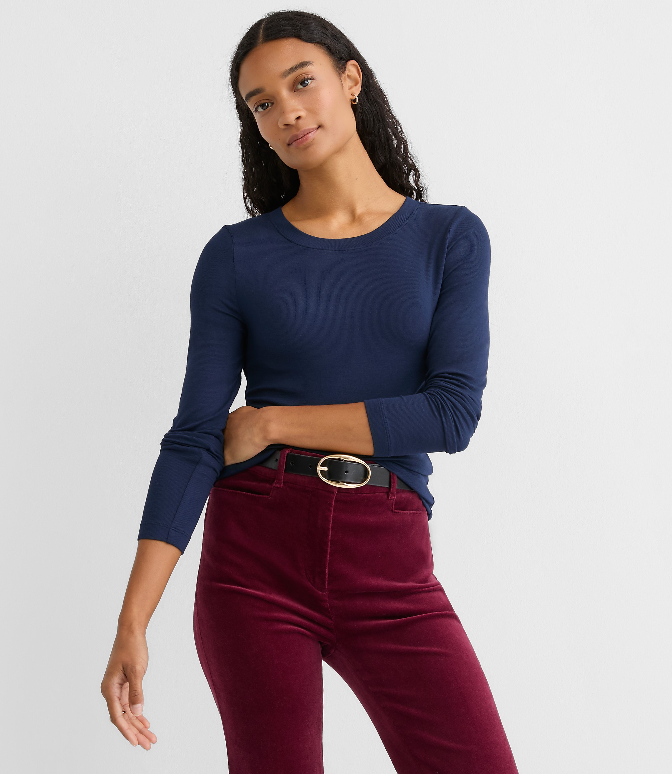 Long Sleeve Crew Neck Tee