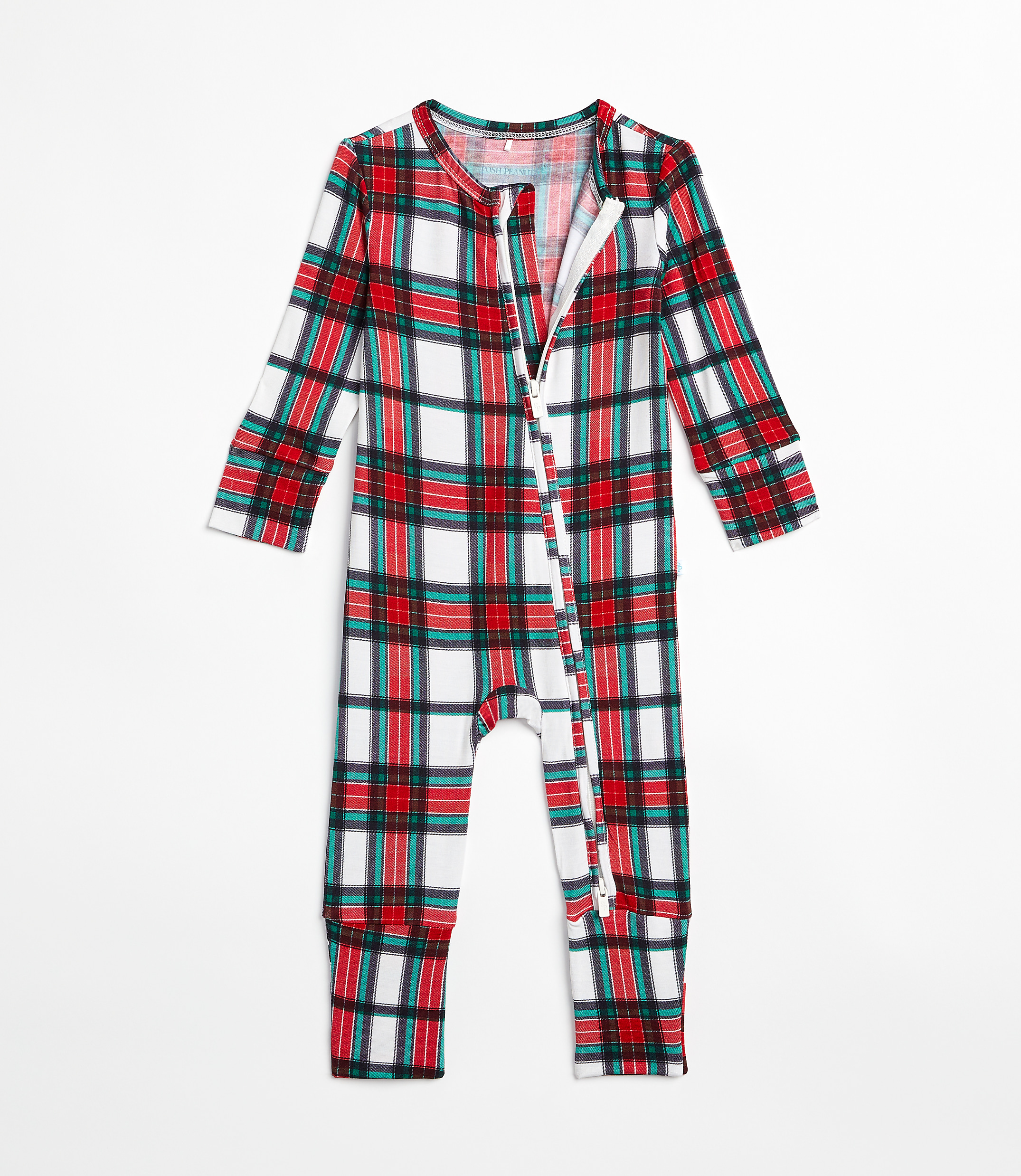 Posh Peanut Plaid Convertible One-Piece